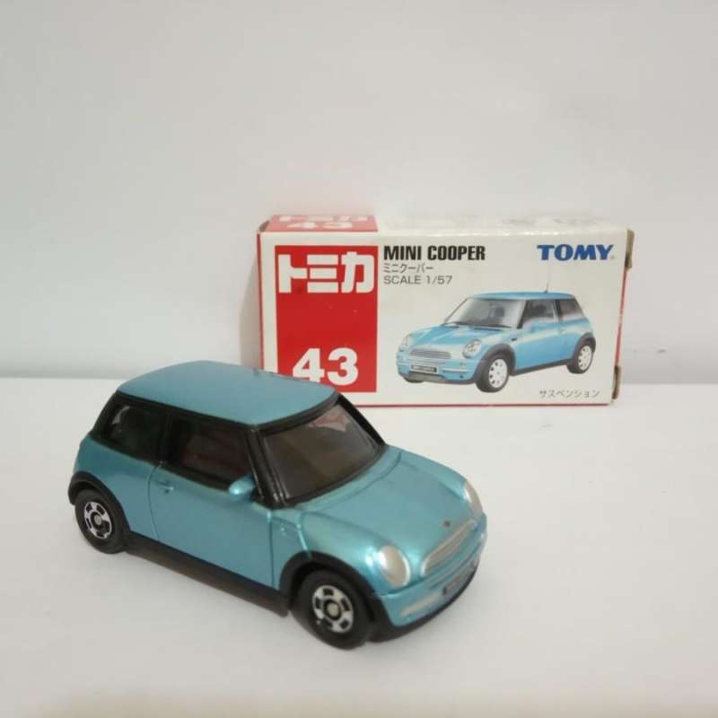 Promo Tomica No 43 Mini Cooper Diecast Mobil Klasik Tomy Biru