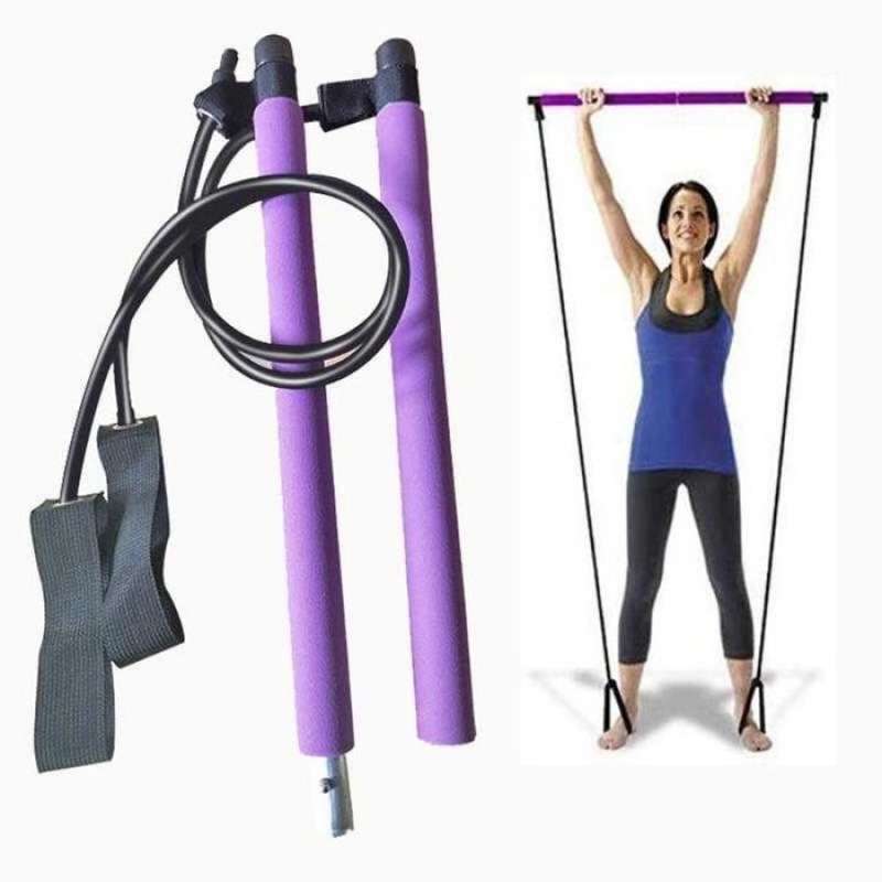 Alat Olahraga Bar Stick Tali Stretching Pilates Yoga Fitness RIDEFORCE