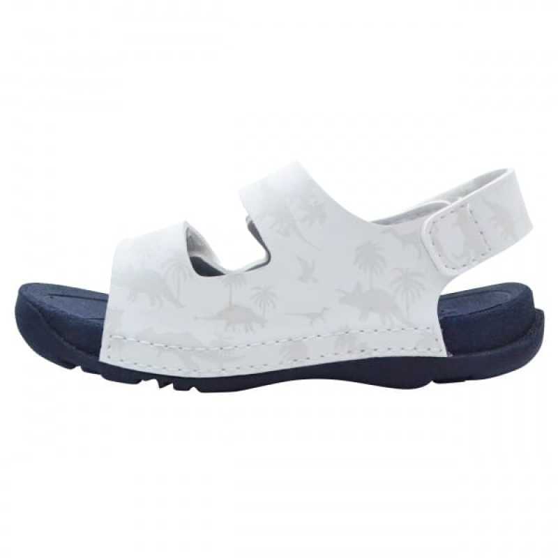 Sepatu Sendal Anak Laki-Laki, Bali Fs White/Navy 2 Toezone