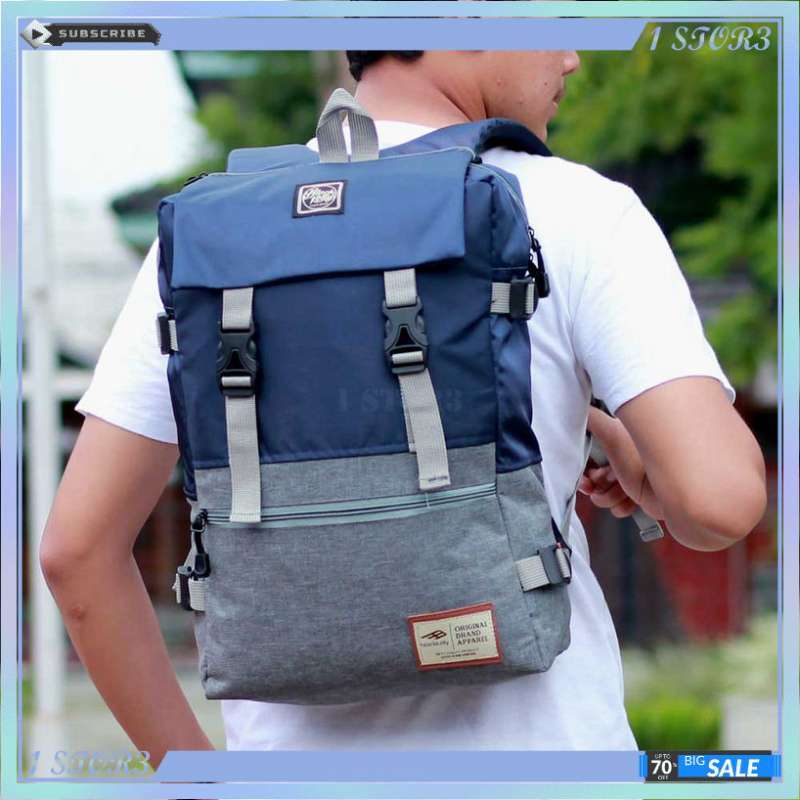 Promo Tas Ransel Pria Kuliah Backpack Authentic Tas Laptop Tas