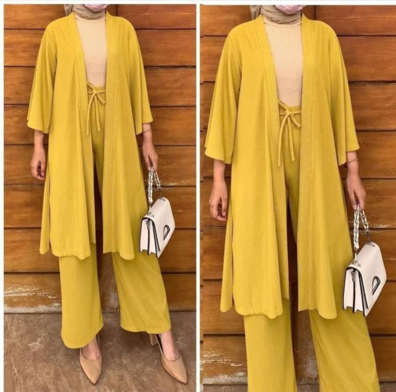 Long Cardigan Muslim Cardi Panjang 