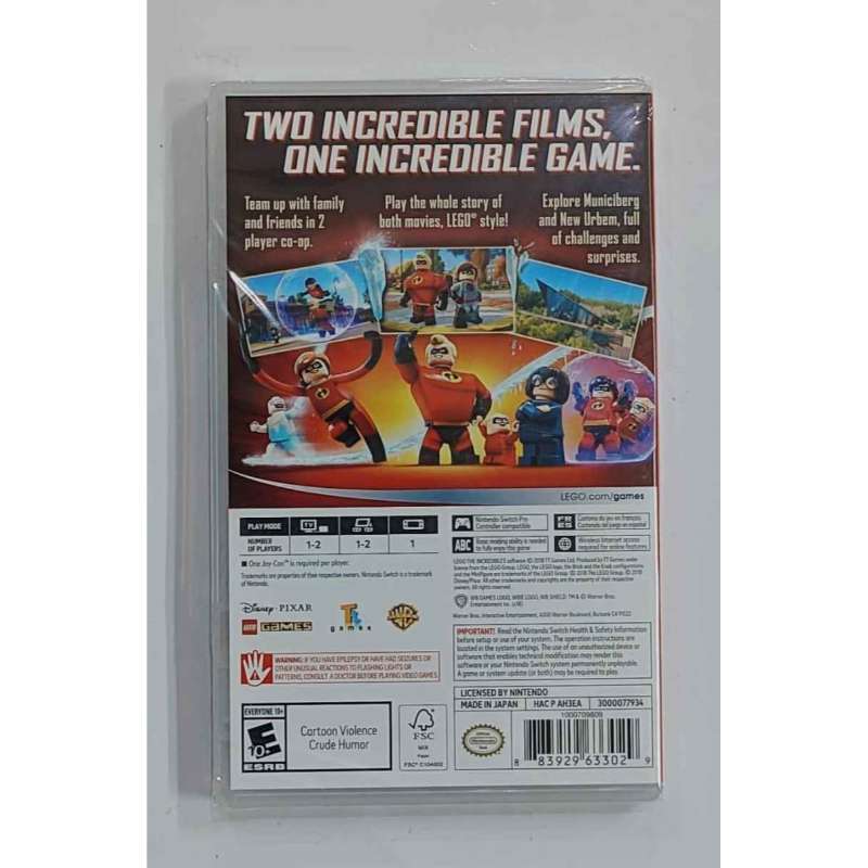Jual Kaset Switch LEGO The Incredibles Di Seller Game Nation