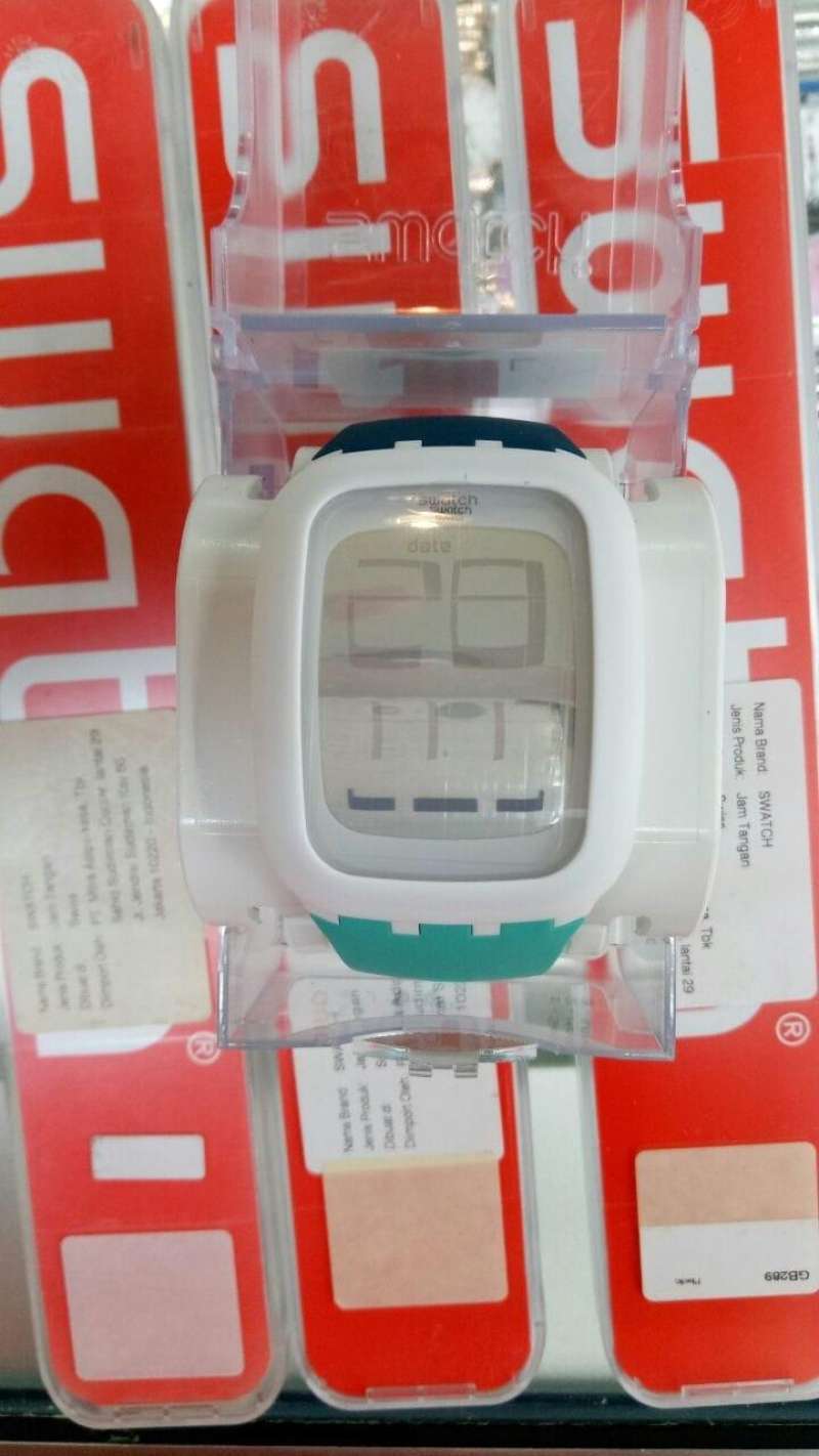 Jual Swatch Digital Jam Tangan Karet Unisex SURW115 Optitouch