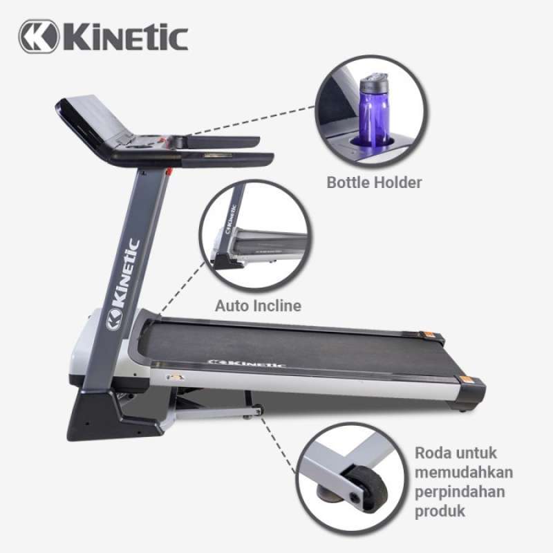 Kinetic motorized treadmill best sale