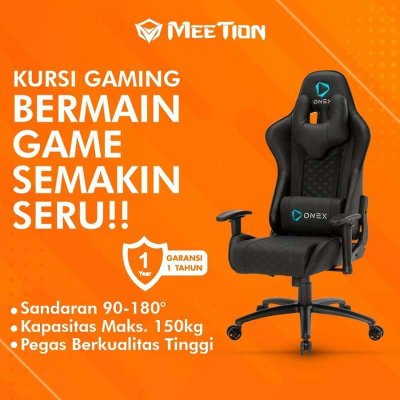 Jual Meetion Kursi Gaming ONEX GX3 Gaming Chair Original Garansi