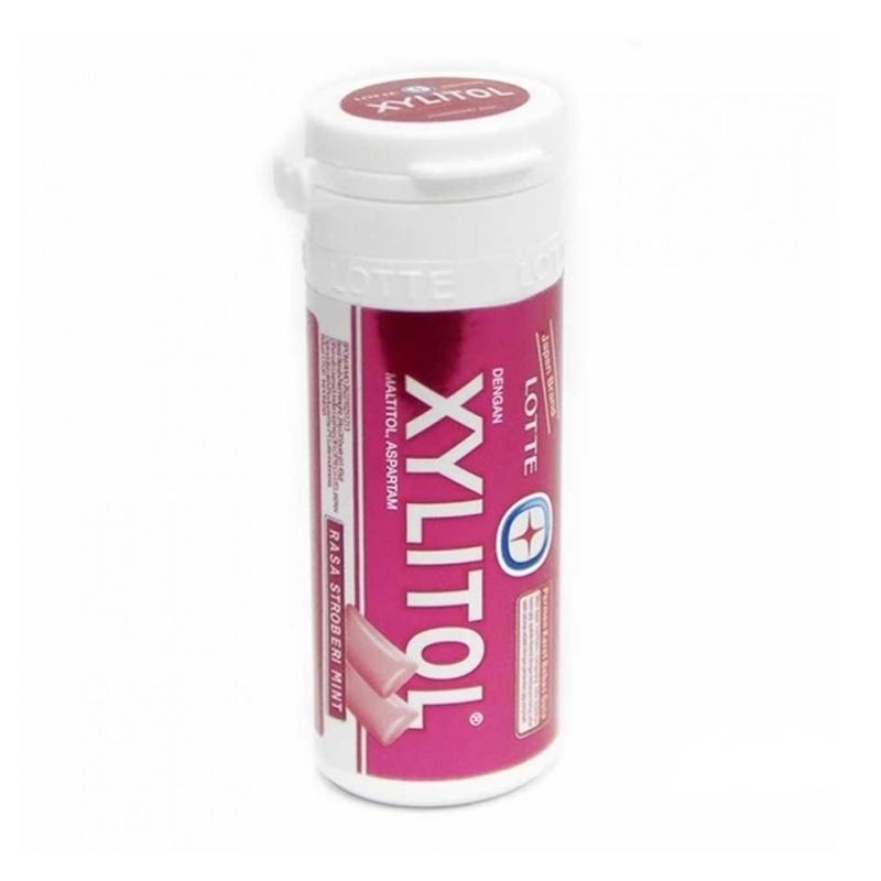 Jual Xylitol Strawberry Mint Bebas Gula Permen Karet 28 G Online November 2020 Blibli Com