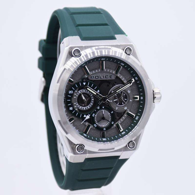 POLICE PEWJQ2203204 Jam Tangan Pria Analog ORIGINAL Rubber