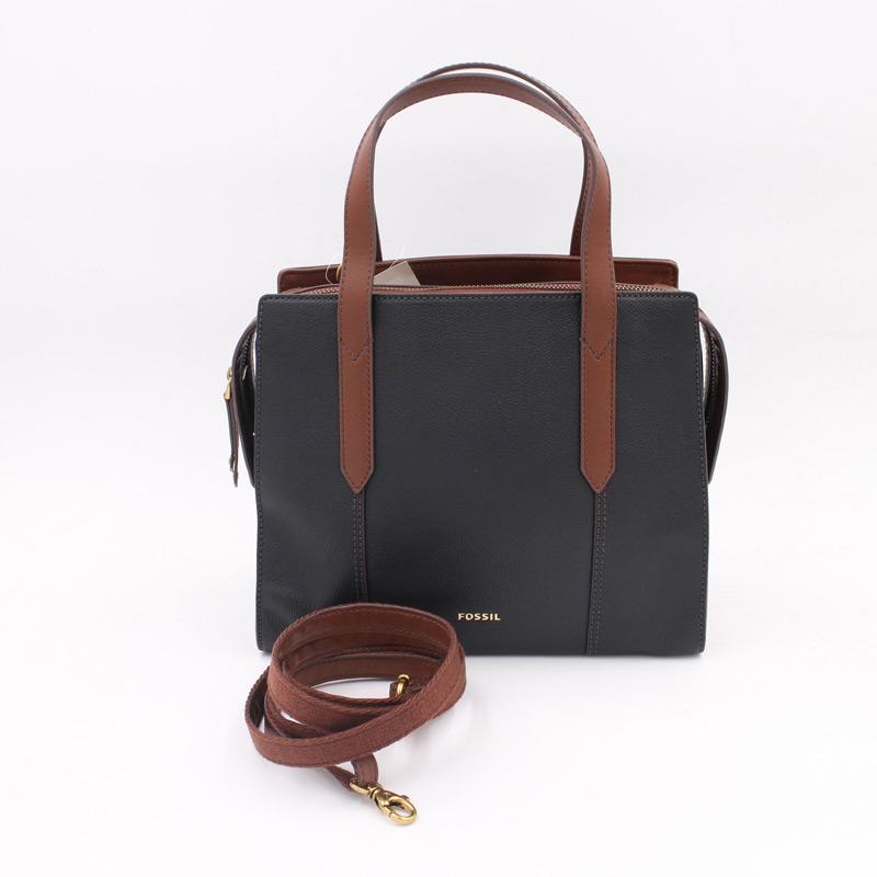 Fossil sara discount satchel black