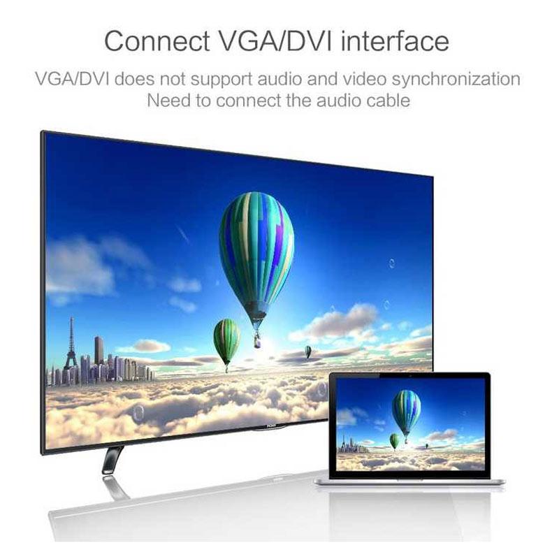 zeki adapter converter displayport to hdmi vga dvi