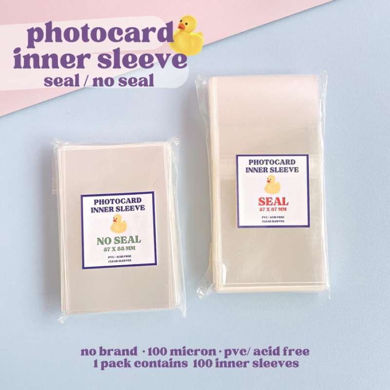 Promo Innersleeve Photocard Opp (1 Pack 100 Lembar) - No Brand Inner Sleeve  Diskon 5% Di Seller Inspirasi Barang - Pegadungan, Kota Jakarta Barat