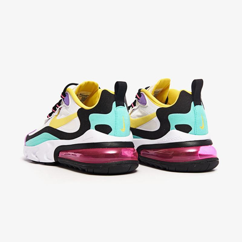 Jual Nike Air Max 270 React Women S Shoes White Purple Green At6174 101 1911 Online November 2020 Blibli