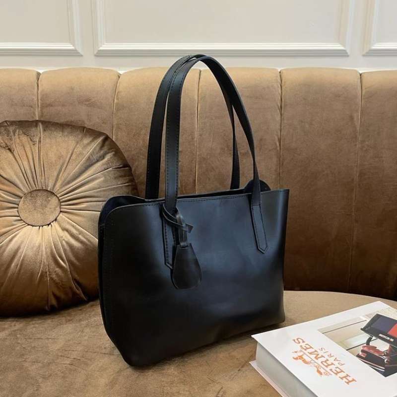 Tas Wanita Tote Bag Kulit Asli Motif Papirut Full Up