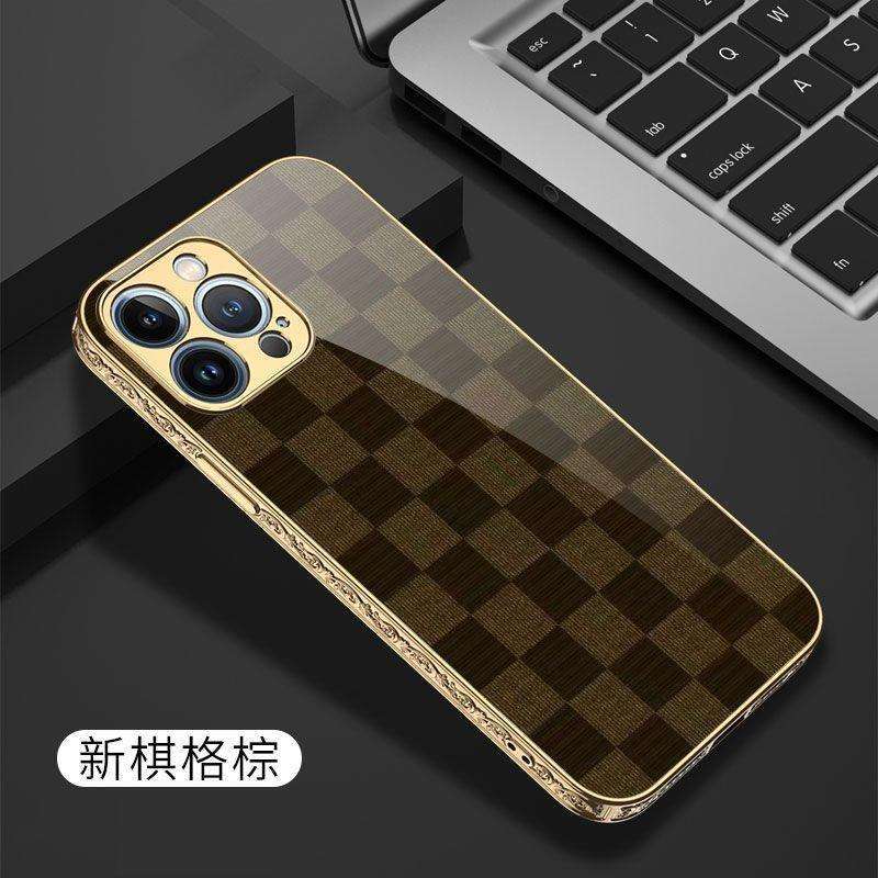 Jual iPhone 12 Pro Max Gkk Case Luxury Fashion Pattern Glass