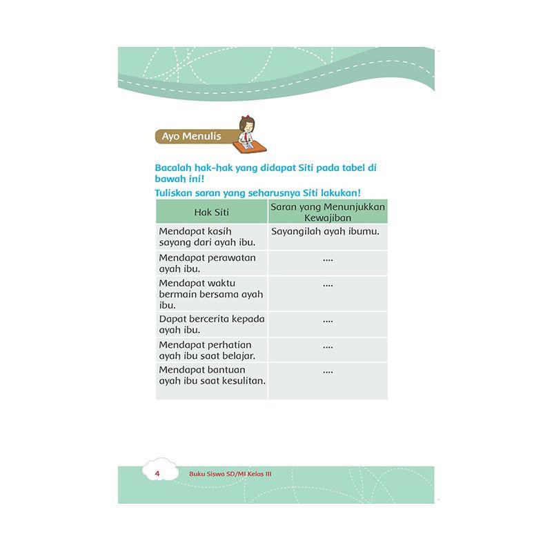 Jual Kemendikbud Republik Indonesia Tematik Sd Kelas 3 Tema 4 Kewajiban Dan Hakku K13 Revisi 2018 Buku Edukasi Online Desember 2020 Blibli