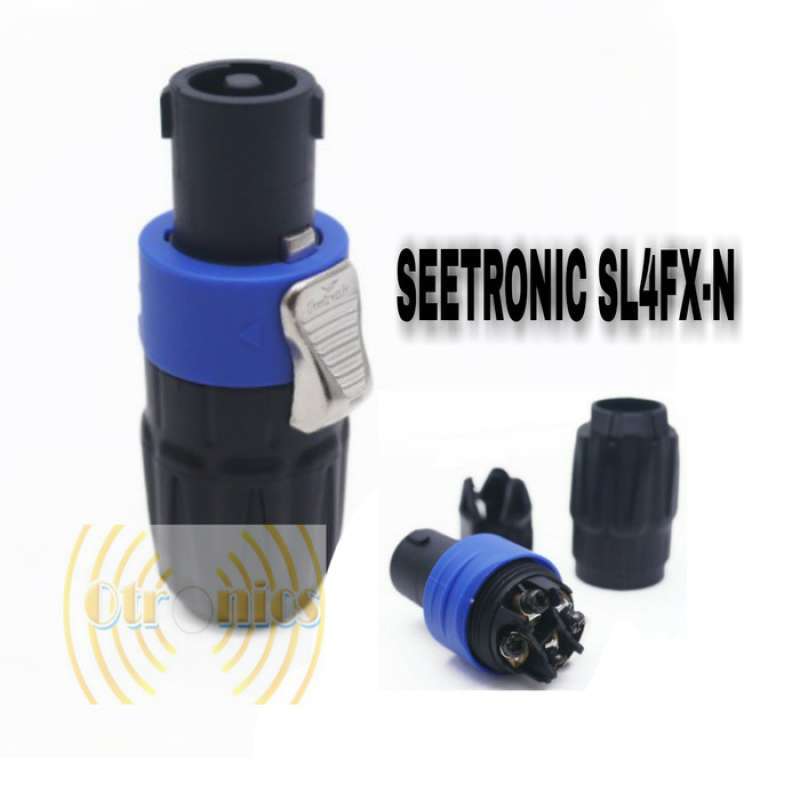 Promo Jack speakon speaker SEETRONIC SL4FX N ORIGINAL Diskon 10