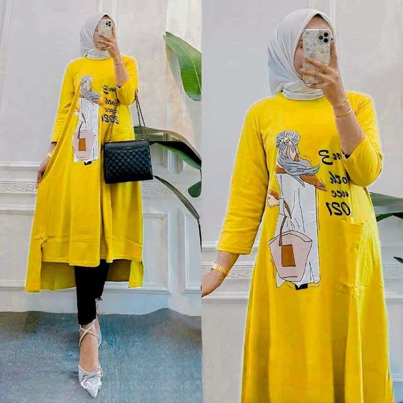 Ootd long dress hijab hotsell