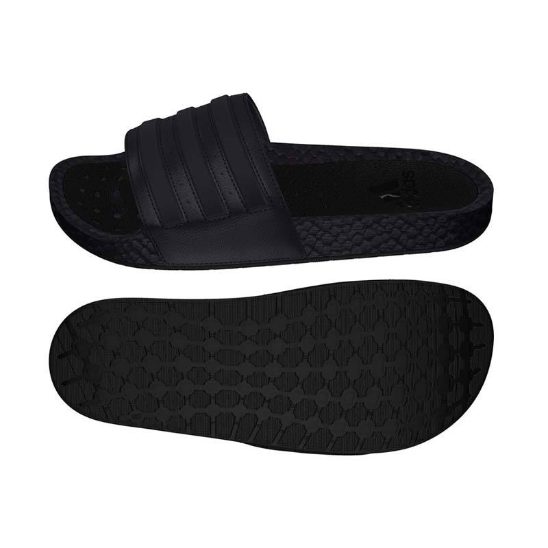adidas men's adilette boost slides black