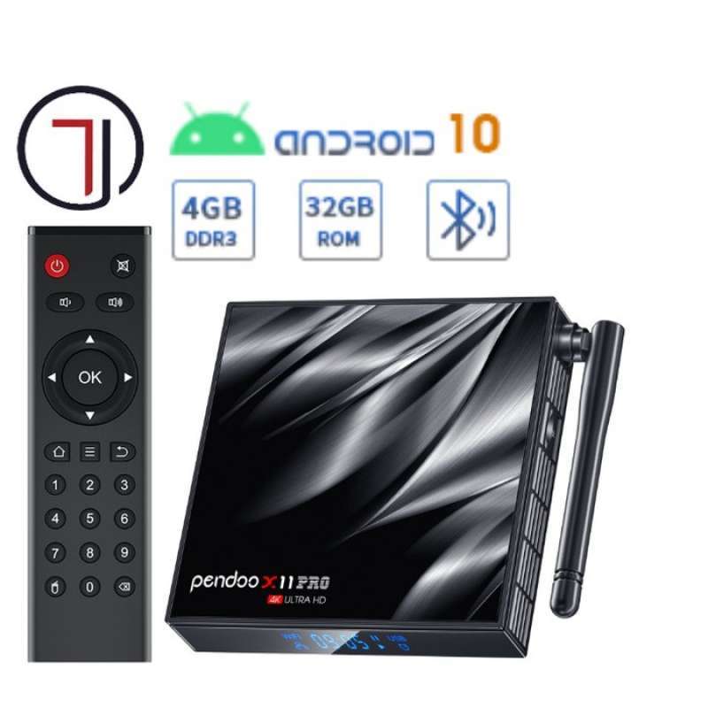 ANDROID TV BOX PENDOO X11 PRO RAM 4G ROM 32G ANDROID 10 ALLWINER H616  TERBAIK