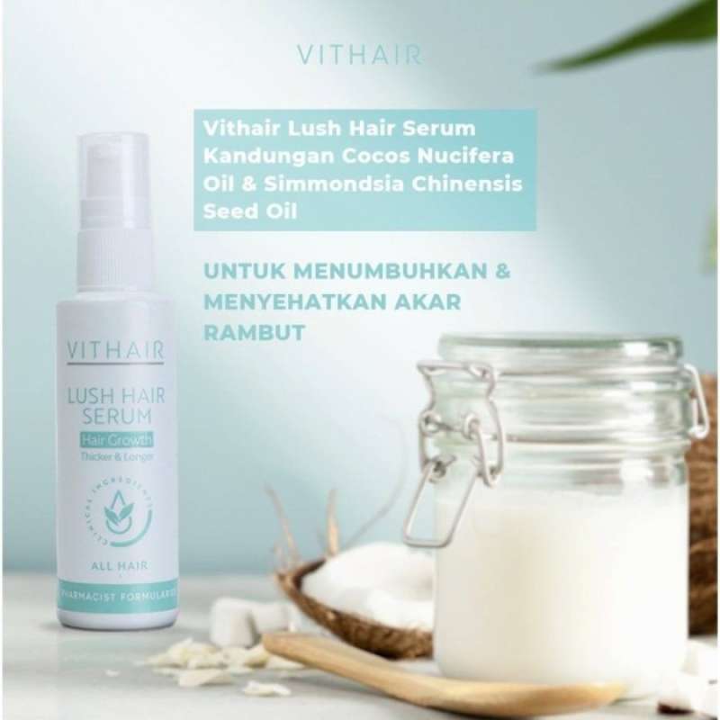 Jual Serum Rambut All In One Original | Hair Serum Vithair Lush | BPOM RI  di Seller Alfa Toserba Abadi - Rawa Buaya, Kota Jakarta Barat | Blibli