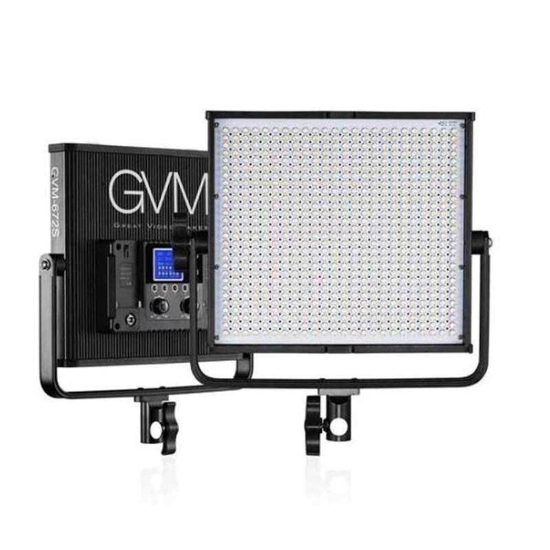 kamerakamera third party gvm 672s b bi color led light master control lampu vidio