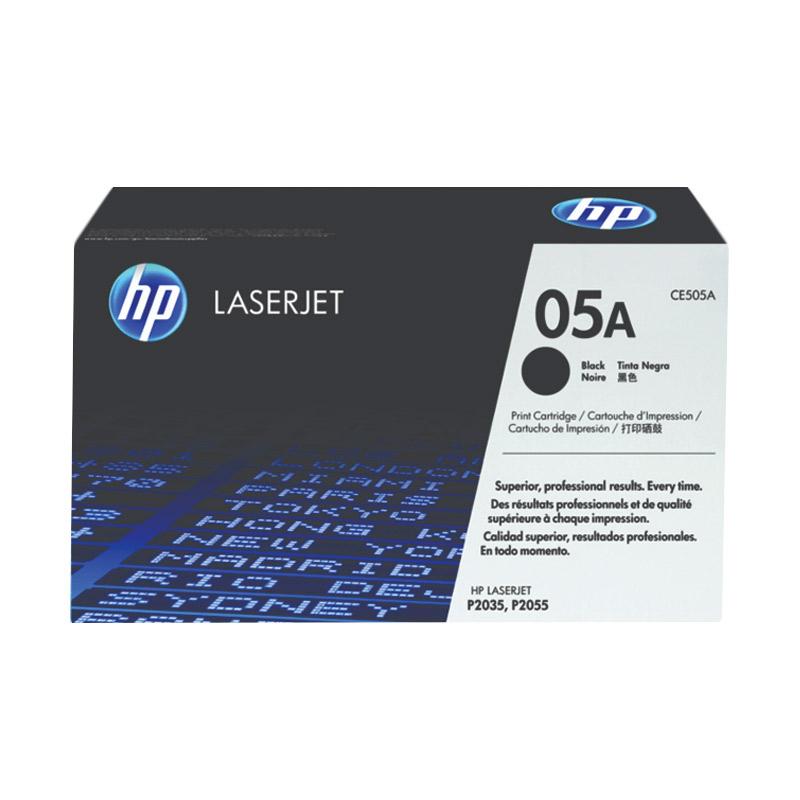 hp ce505a laserjet 05a toner for hp laserjet p2035 or p2055 hitam original