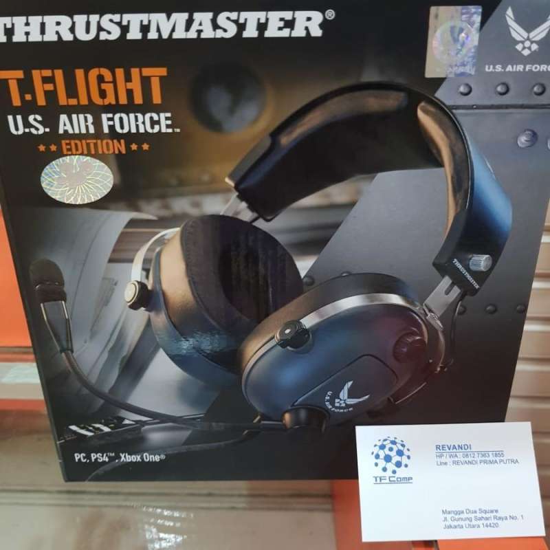 Jual Thrustmaster T.Flight U.S. Air Force Edition Gaming Headset For PC,PS4  di Seller TF COM - Mangga dua square lantai 1 blok C no P008 - Kota Jakarta  Pusat | Blibli