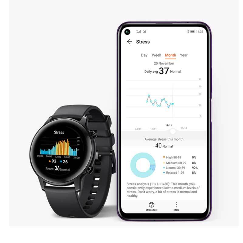 Jual Huawei Honor Magic 2 Hibi Smartwatch Amoled Gps 5atm 42mm Wr Global Version Garansi Resmi Online November 2020 Blibli Com