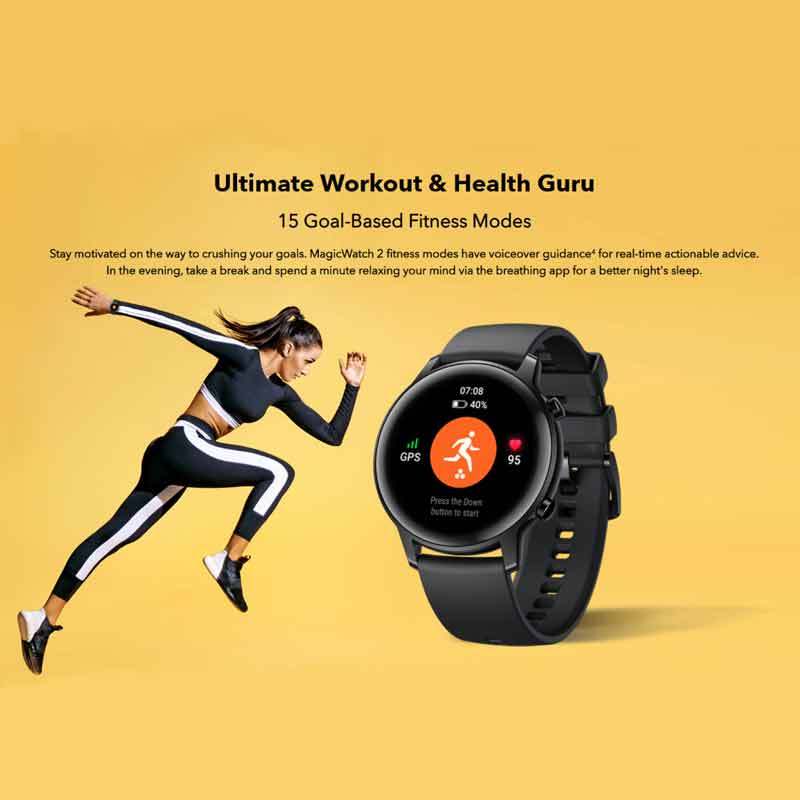 huawei honor magic 2 hibi smartwatch amoled gps 5atm 42mm wr global version garansi resmi