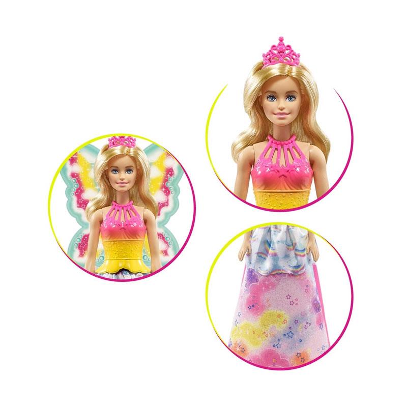 Jual Barbie Dreamtopia Rainbow Cove Fairytale Dress Up Set Mainan