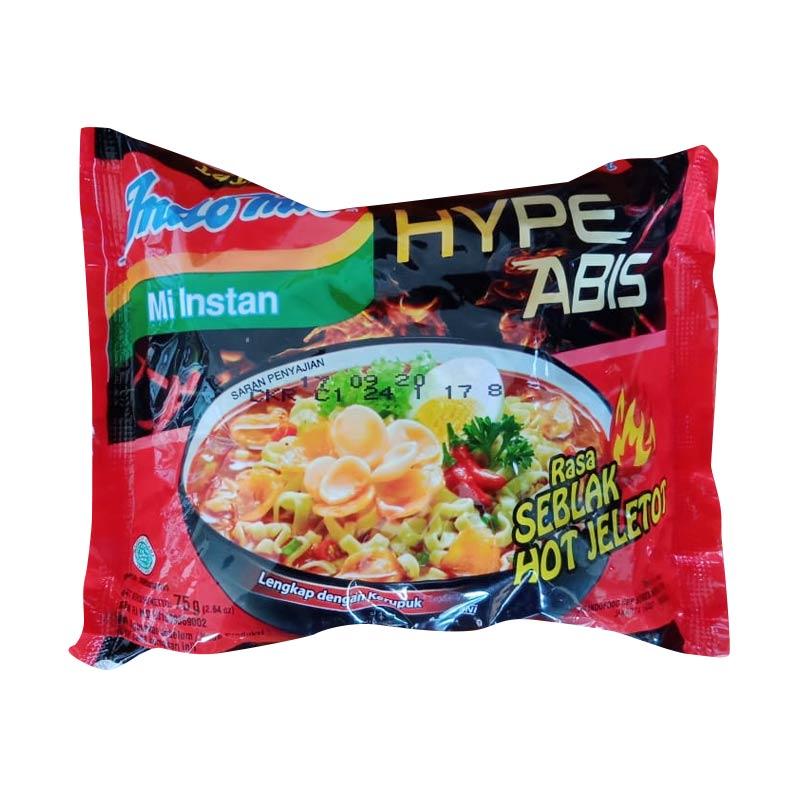 Jual Indomie Kuah Rasa Seblak Hot Jeletot Mie Instan 75 G Murah