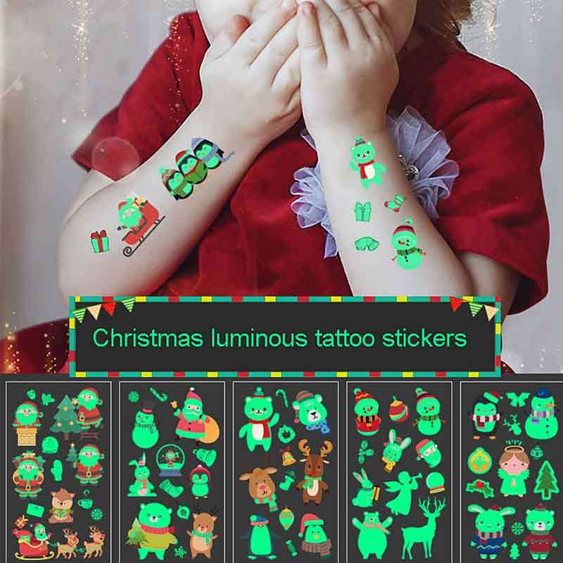 Jual H Ikea Ws 257 Glow In The Dark Christmas Light Up Tattoo Stickers For Kids Online Desember 2020 Blibli
