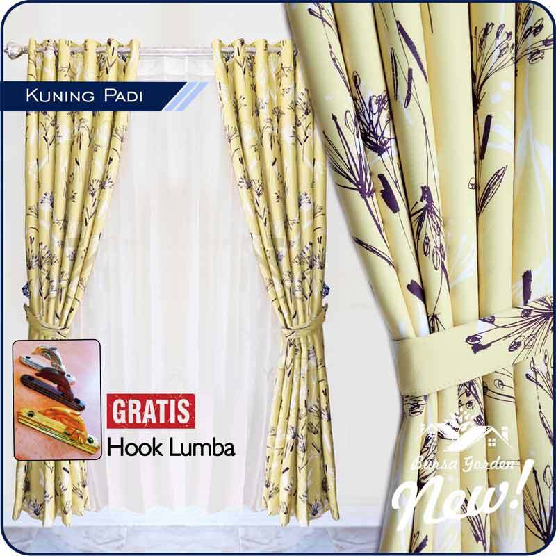 Jual Bursa Gorden Jendela Minimalis Motif Bunga Kapas Gorden Yellow Online November 2020 Blibli Com