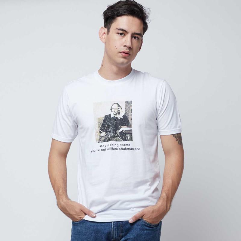 Jual Hypatia Shakespeare Men T Shirt White Online Oktober 2020 Blibli Com
