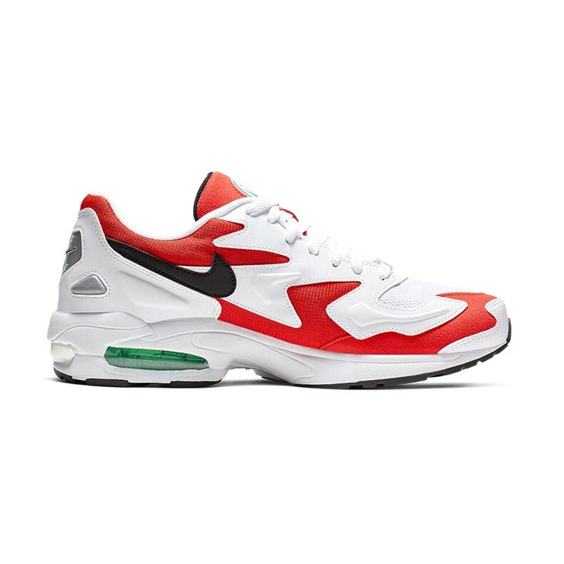 Jual Nike Men Air Max2 Shoe White Red Ao1741 101 Us7 11 2002 Online Desember 2020 Blibli