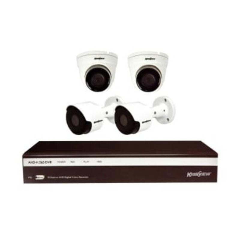 Jual Krisview AHD Kit 4 Cam Paket Kamera CCTV 1080p di Seller