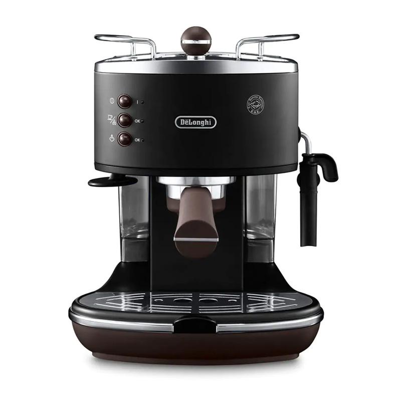 delonghi ecov311 bk black icona vintage machine coffee maker mesin pembuat kopi espresso semi manual hitam