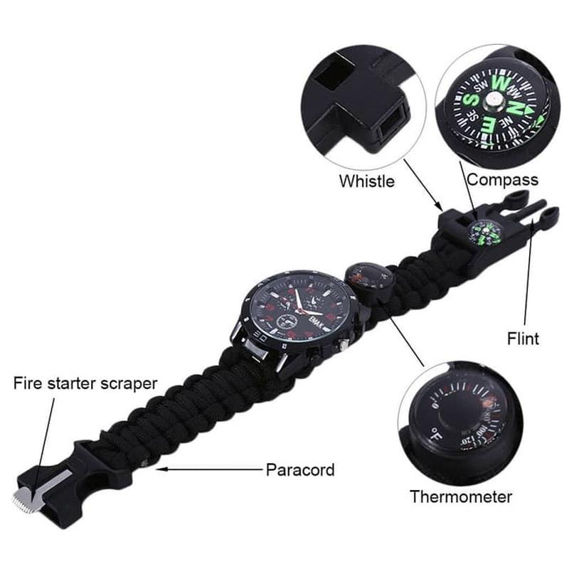 Jual Allyoucanbuy 5in1 Paracord Survival Jam Tangan Pria Online Oktober 2020 Blibli Com
