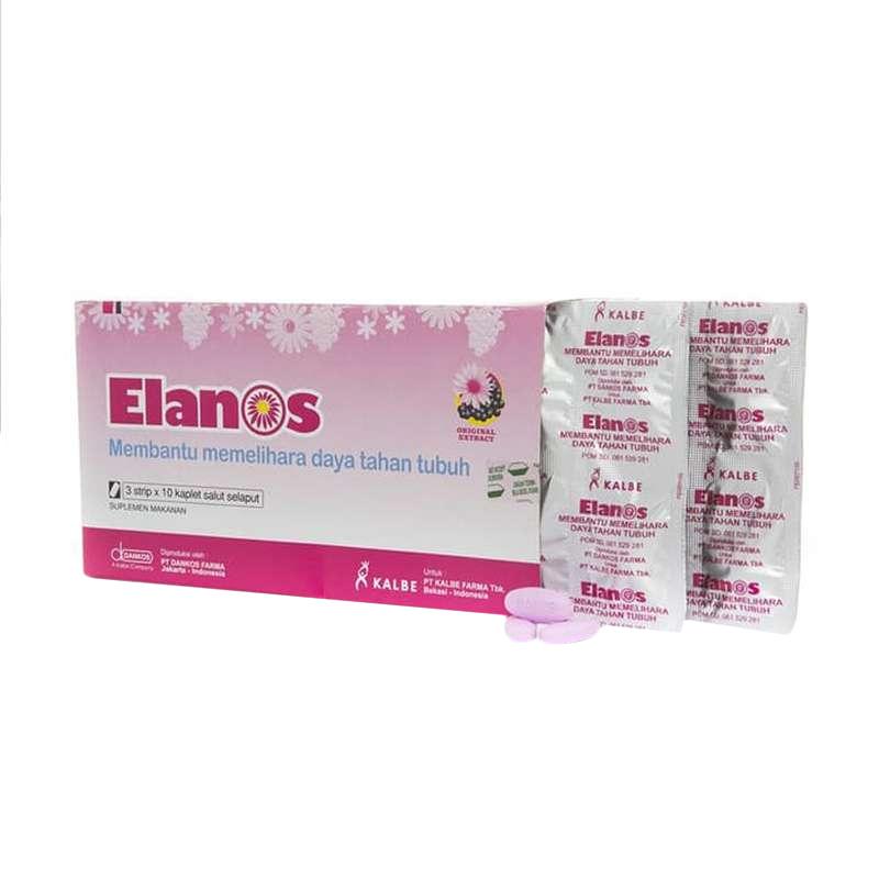 Jual Elanos Vitamin Suplemen Daya Tahan Tubuh 1 Strip 10 Tablet Online November 2020 Blibli Com
