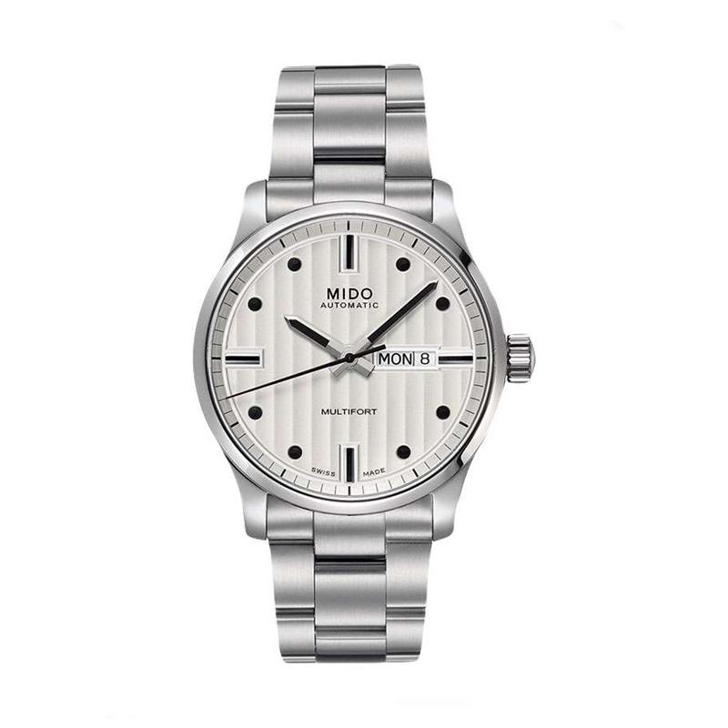 Jual Mido Multifort Automatic Jam Tangan Pria Silver M005