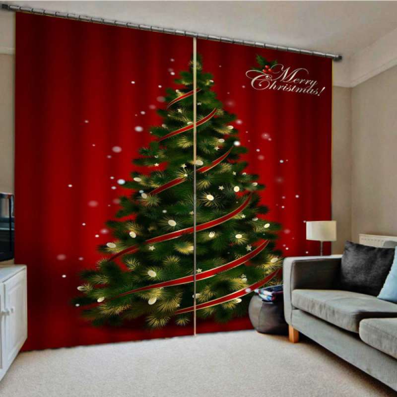 christmas curtains for living room