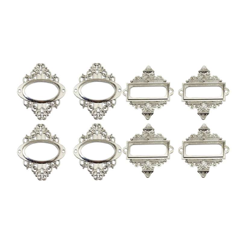 Jual Oem File Drawer Cabinet Card Tag Label Holder Metal Frame Silver 2 Set Online November 2020 Blibli Com