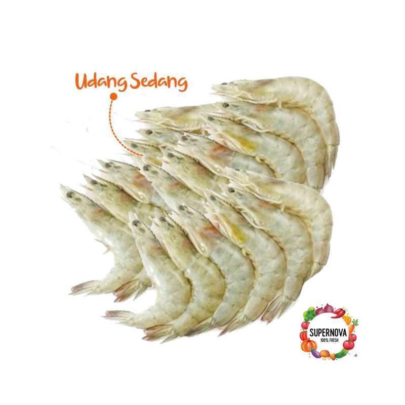 Jual Supernova Mart Udang Laut Segar Ukuran Sedang 500 G Murah Mei 2021 
