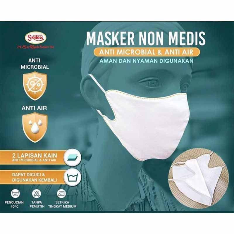 Jual Sritex Anti Air 2 Lapis Masker Kain Murah Mei 2021 Blibli