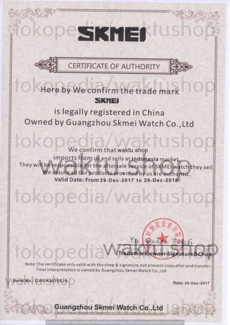 Promo Sertifikat Dealer Resmi Skmei Indonesia Diskon 50 Di Seller Waktu Shop Petemon Kota Surabaya Blibli