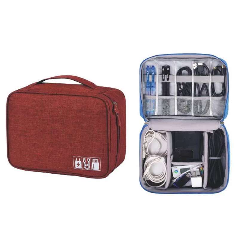 Promo Tas Kabel Organiser Travel Pouch Multifungsi Tas Kosmetik Serbaguna Abu abu Diskon 21 Di Seller Premium Kitchen Store Kamal Muara Kota Jakarta Utara Blibli