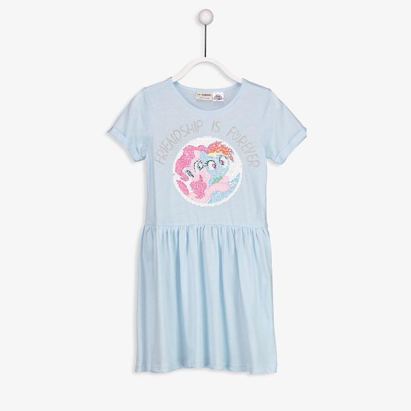 Jual Lc Waikiki My Little Pony Double Sided Sequin Cotton Dress Blue 9s1987z4 Online Agustus 2020 Blibli Com
