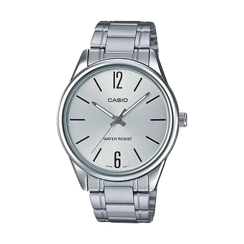 Jual Casio Tali Stainless Jam Tangan Pria Mtpv005d Mtp V005d 7budf Online November 2020 Blibli Com