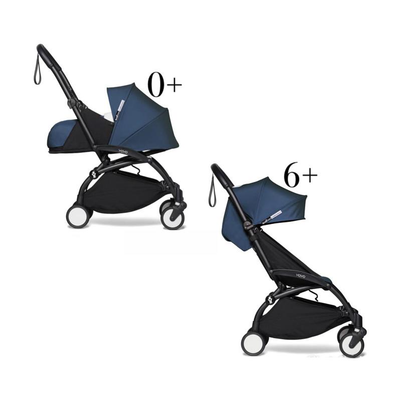 Jual Babyzen Yoyo 2 Set 0 And 6 Black Frame Kereta Dorong Bayi Original Versi Terbaru Online Mei 2021 Blibli