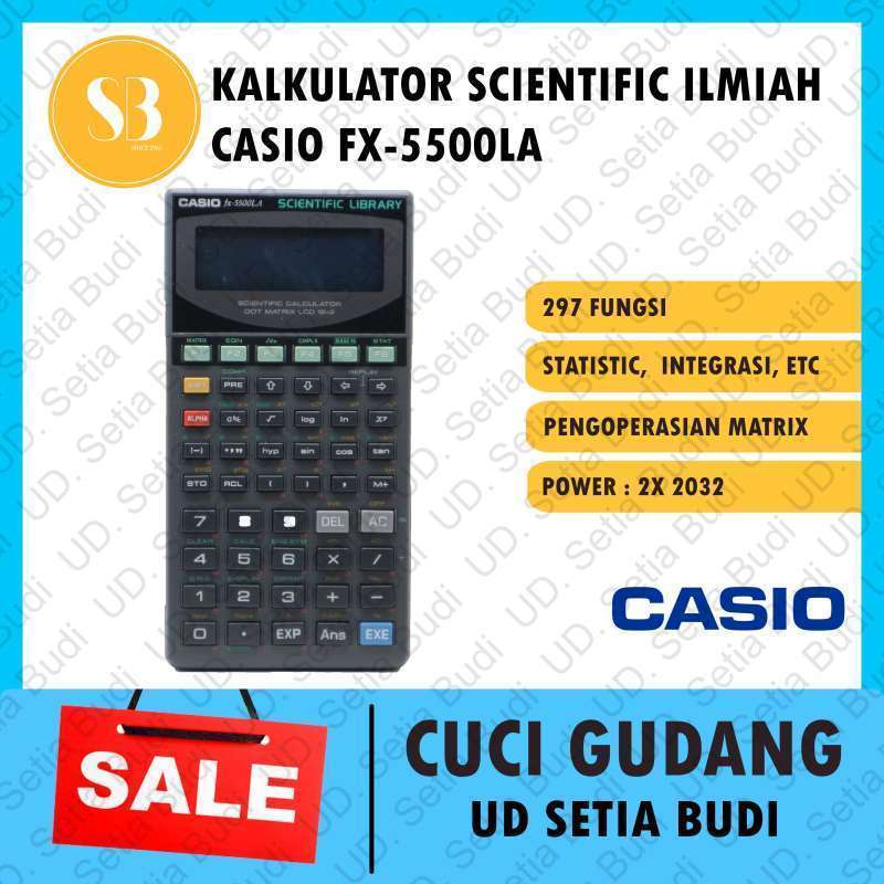 Jual Kalkulator Scientific CASIO FX 5500LA di Seller TOKO
