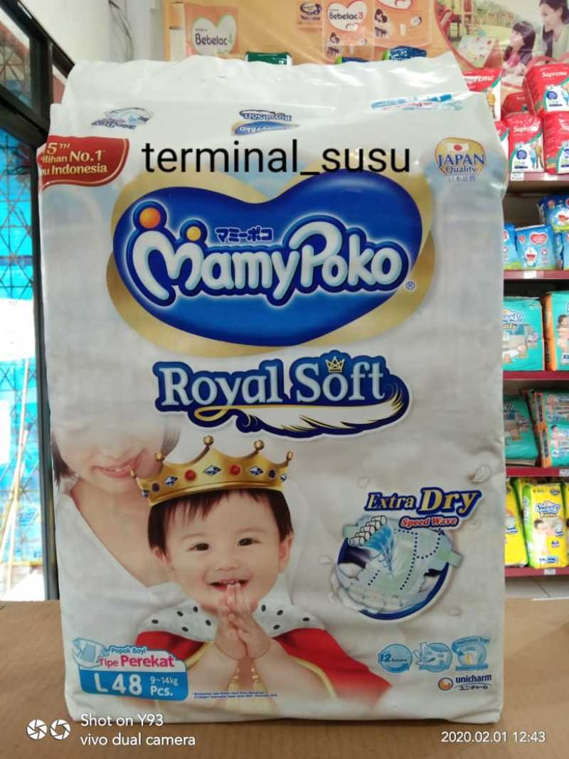 Pampers mamy poko size l on sale